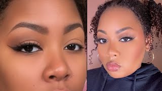 Makeup Looks to Make Brown Eyes Pop  brown skin latte makeup [upl. by Caleb946]