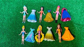 Disney Princess Doll Makeover DIY Miniature Ideas for Barbie Wig Derss Feceup and more [upl. by Emma]