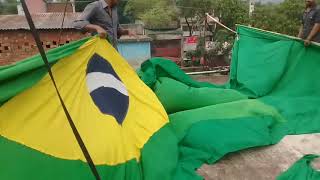 Bangladeshi Brazil fan waive his flag  FIFA WORLD CUP 2018 [upl. by Dnaltroc943]