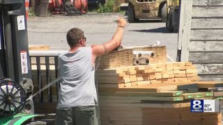 Tariffs on Canadian lumber hitting homebuilders hard [upl. by Ares986]