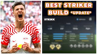 BEST STRIKER BUILD UPDATED  EA SPORTS FC 24 CLUBS BALLER BUILD [upl. by Yelmene]