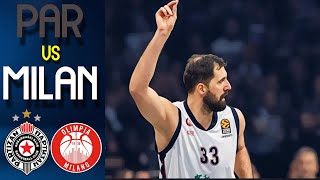 Partizan  Olimpia Milano  Full Game Highlights [upl. by Salamone]