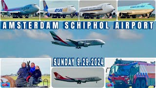 LIVE SUNDAY Arrivals at Amsterdam Schiphol Airport  Sept 29th 2024 [upl. by Atiuqcaj]