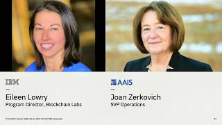 AAIS SVP Joan Zerkovich on the openIDL Blockchainat IBM Think 2019 [upl. by Atiekram550]