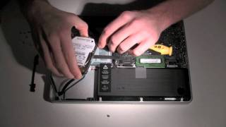 MacBook Pro 13quot 2011 How to swap the HDD on a MacBook Pro  Festplattentausch [upl. by Ketti]