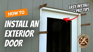 How To Install an Exterior Door  Video 14 of 15 [upl. by Kimmie187]