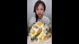 MUKBANG  ASMR  ASMR Eating Ms Qiao NoTalking Eatingsounds asmrsounds 95 [upl. by Fifine]