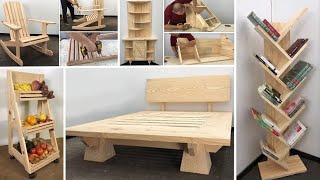 5 Proyectos en Madera Que debes Hacer Alguna Vez  Tutorial de Carpinteria [upl. by Ecertak]