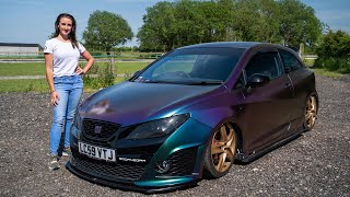 Annies 260bhp Seat Ibiza Bocanegra packs a HUGE PUNCH [upl. by Varrian369]