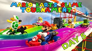 MARIO KARTS SLIME RACING  DIECAST CARS TOURNAMENT 5 [upl. by Nylrebma]