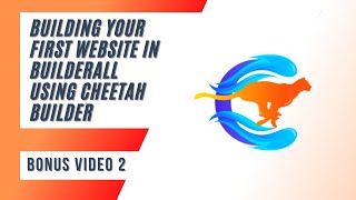 Building Your First Website In Builderall Using Cheetah Builder [upl. by Ettelracs606]