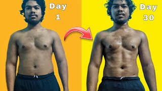 I DID 100 CRUNCHES EVERYDAY FOR 30 DAYS  ABS CHALLANGE  CAN I REDUCE MY FAT [upl. by Chura317]