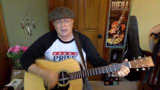 2143  Carmelita  Warren Zevon vocal amp acoustic guitar cover amp chords [upl. by Helyn]