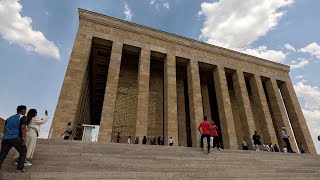 Exploring Anıtkabir Atatürk’s Mausoleum Museum and Ceremonial Parade  Ankara Turkey [upl. by Atneuqal]