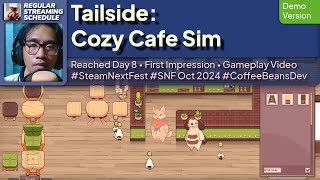 ENID Tailside Cozy Cafe Sim Demo  First Impression  Gameplay SteamNextFest SNF Oct 2024 [upl. by Velma]