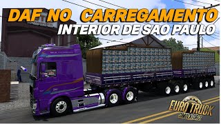 ETS2 NA ESPERA DO CARREGAMENTO NO DAF NO 9 EIXOS 152 [upl. by Alliber382]