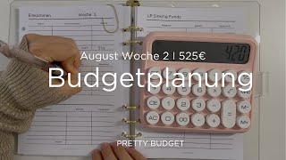 Meine erste Budgetplanung  August Woche 2 [upl. by Ulrike]