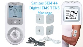 Sanitas SEM 44 Digital EMS TENS Massage [upl. by Asille571]