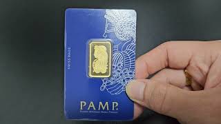 Pamp Suisse 10g Gold Bar Review [upl. by Revkah]