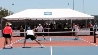 Awesome Rally From The 2016 US Open Mixed Doubles Gold Medal Match  Age 30 [upl. by Akselaw943]