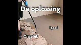 Egaliseren ruwe of ongelijke vloer [upl. by Gleeson]