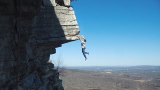 The Dangler 510a  Gunks NY Free Solo [upl. by Ragde798]