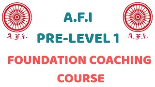 AFI PRELEVEL 1 FOUNDATION COACHING COURSE  Athletics federation of india 106 [upl. by Ainivad81]