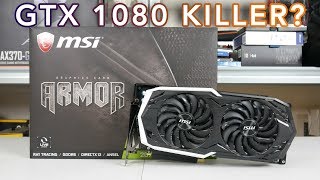 MSI RTX 2070 Armor UNBOXING  GTX 1080 killer [upl. by Durwyn]