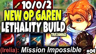 New OP Garen Lethality Build 🔥 Q  E  100 HP DMG 🔥 Full Pen Series 04 LoL AD Garen s10 Gameplay [upl. by Dwyer261]