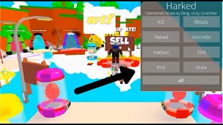 Destroying Infinite Power Simulator with Harked Gui ¦ ROBLOX EXPLOITING [upl. by Novick]