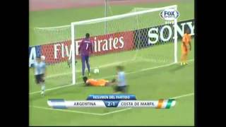 2 Argentina vs 1Costa de Marfil Mundial sub 17 [upl. by Llevel]