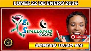 Resultado de EL SINUANO NOCHE del LUNES 22 de enero del 2024 chance sinuanonoche [upl. by Lalib98]