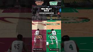 Current Cavs Vs Current Celtics Relay Race nba2k24 [upl. by Ecidnak]