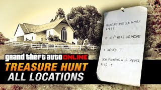 GTA Online Treasure Hunt  All 20 Locations DoubleAction Revolver [upl. by Friedrich]