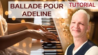 Ballade Pour Adeline Piano Tutorial Richard Clayderman  romantic ballad [upl. by Yrad]