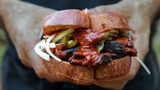 The GREATEST BBQ Brisket Sandwich made from Seitan  ft Chad Sarno [upl. by Narol]