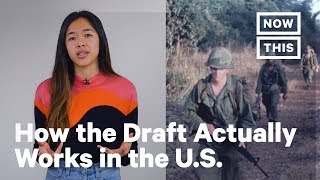 Here’s How the Draft Actually Works in the US  NowThis [upl. by Ynaffital]