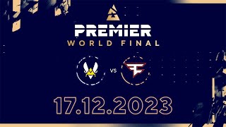 RU BLAST Premier World Final 2023  Grand Final  FaZe Clan vs Team Vitality [upl. by Adroj]