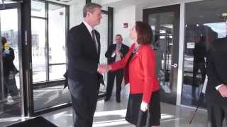 Spotlight on Excellence Baker  Polito Inaugural Tour of the BETC at WPI [upl. by Uamak]