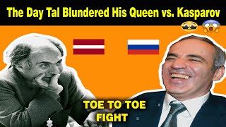 The Day Tal Blundered His Queen vs Kasparov Tal vs kasparov [upl. by Attenej299]