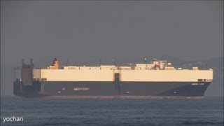 Vehicles Carrier  Roro ship GREEN COVE Flag USA US IMO 9181560 MMSI 338657000 [upl. by Bajaj698]