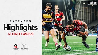 Round 12  Crusaders v Highlanders  Highlights 2024 [upl. by Ikeda]