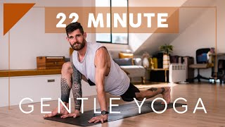 22 Minute Full Body Gentle Yoga Practice for Beginners and Athletes [upl. by Koal]