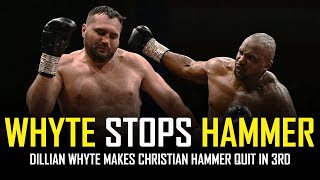 DILLIAN WHYTE RETURNS STOPS CHRISTIAN HAMMER IN 3 POST FIGHT REVIEW NO FIGHT FOOTAGE [upl. by Kendricks]