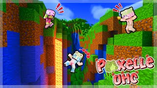 Dani FELL off a Cliff  Minecraft Pixelle UHC S2 ep 1 [upl. by Niriam]