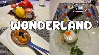 Dinner At Wonderland Ovation Of The Seas [upl. by Moon]