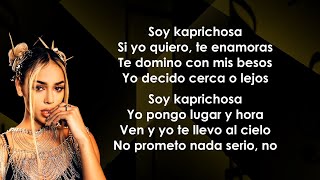 Danna Paola  Kaprichosa LetraLyrics [upl. by Latsryc]