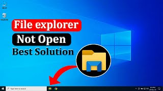 File Explorer Not Responding Windows 10  Windows 10 File Explorer Not Opening Fix [upl. by Enajyram]