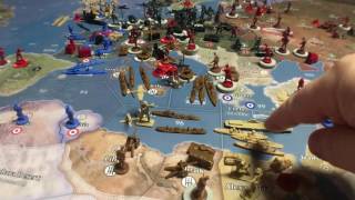 Axis amp Allies Global 1940UK StrategyMiddle Earth [upl. by Airekat]