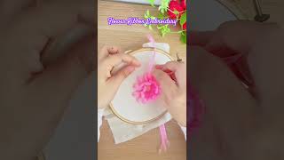 New Flower Ribbon Embroidery Design [upl. by Laitselec]